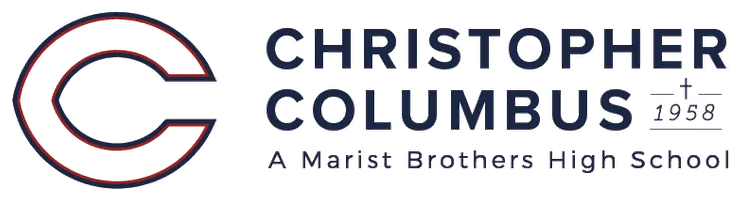 Christopher Columbus High School lockup logo